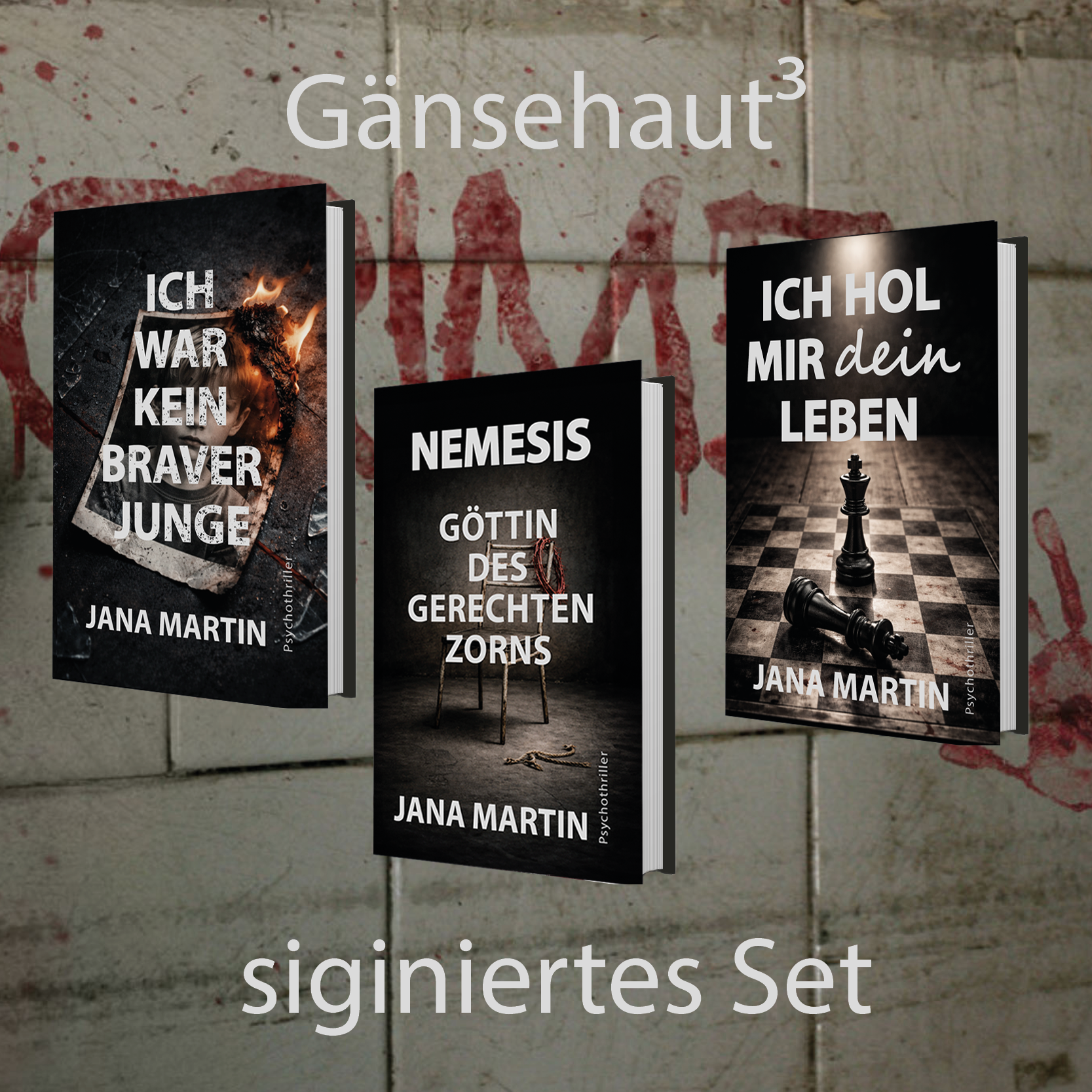 Buchcover Thriller Gefangen und verraten von Jana Martin