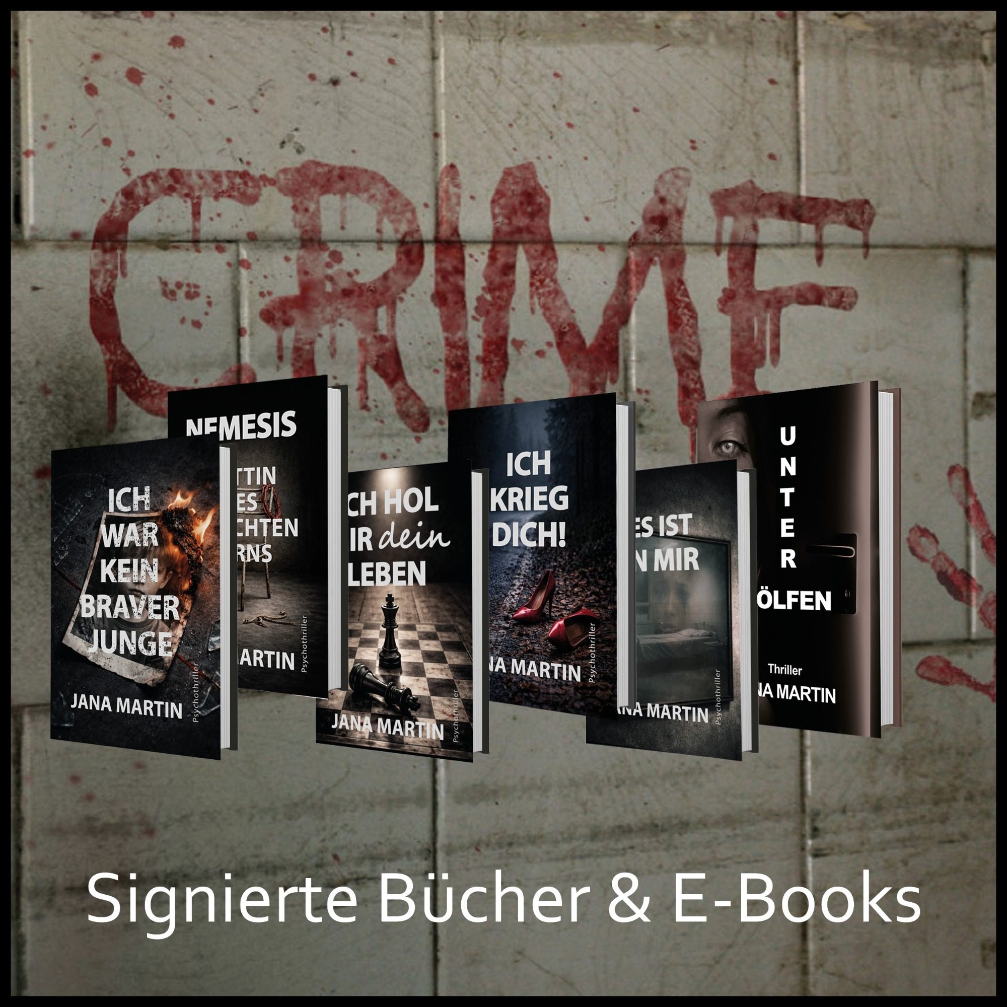 Kaufmöglichkeit aller Thriller von Jana Martin